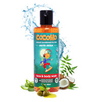 Cocomo Natural Neem & Aloe Vera Kids Face & Body Wash- Earth Shine (Age: 4+)