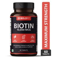 Boldfit Biotin 10000mcg Supplement For Men & Women