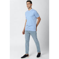 Peter England Casuals Blue T Shirt