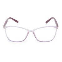 VAST Unisex Women Square Cateye Anti Glare UV Protection Full Frame Spectacles-(Zero Power) (7917)