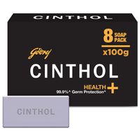 Cinthol Heath+ Bath Soap - Pack of 8