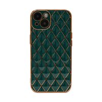 Peeperly iphone 13 (6.1inch) Luxury Diamond Bling Plating Soft TPU Case-Green