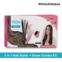 VEGA Ultimate Hair Styling Set, 3 In 1 Hair Styler & Dryer Combo Pack (VGGP-10)