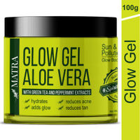 Matra Aloe Vera Glow Gel Sun & Pollution Relief with Green Tea and Peppermint Extracts
