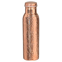 Manor House Hammered Copper Bottle For Water 900 Ml