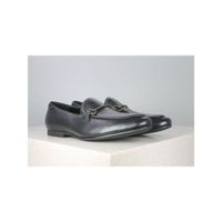 ATESBER Black Solid Formal Shoes