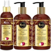 Oriental Botanics Red Onion Hair Shampoo + Conditioner + Hair Oil Combo