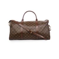 ELOPPE Brown Colour Genuine Leather Duffle Bag