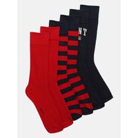 GANT Mens Blue Self Design Regular Fit Socks (Pack of 3)