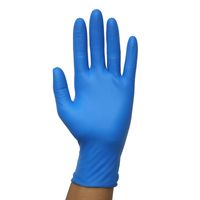 Ansell Micro Touch Royal Blue High Quality Nitrile Hand Gloves - Pack Of 100 (Small)