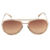 Xpres Brown Color Sunglasses Aviator Shape Full Rim Brown Crystal Frame