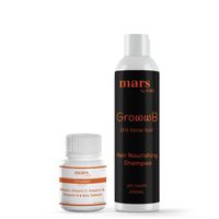 Mars by GHC Hairfall Control Pack (dht Blocker Shampoo + Biotin)