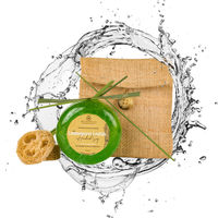 India Grooming Club Lemongrass Loofah Soap