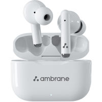 Ambrane Dots-38 In Ear Wireless With Mic Headphones/earphones (white)