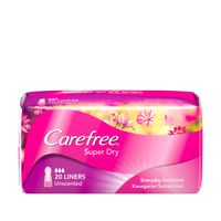 Carefree Super Dry Panty Liners (20 Pieces)