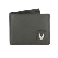 WILDHORN RFID Protected Genuine High Quality Leather Black Wallet for Men