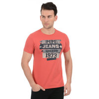 Pepe Jeans Red Printed T-Shirt (S)