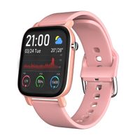 AQFIT W11 Smartwatch IP68 Waterproof, 1.4" Screen Display, Upto 10 Days Battery Life (Rose Gold)