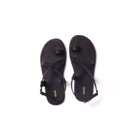 Paaduks Solid Black Sko Sandals