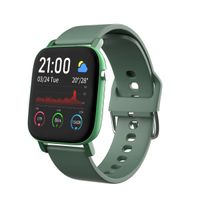 AQFIT W11 Smartwatch IP68 Waterproof, 1.4" Screen Display, Upto 10 Days Battery Life (Olive Green)