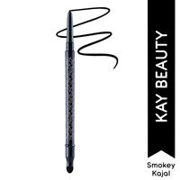 Kay Beauty Waterproof Smokey Kajal with Smudger - Raven Hue
