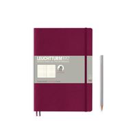 Leuchtturm1917 Composition B5-Size Soft Cover Notebook (Dotted) - Port Red
