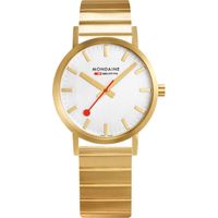 Mondaine Classic Hours Analog Dial Color White Men's Watch- A660.30314.16SBM