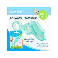 Brushbaby Plastic Chewable Toothbrush - Multi-Color