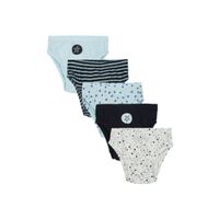 Nuluv Boys Printed Brief Underwear (pack Of 5) - Multi-Color