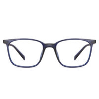 Lenskart Blu Transparent Square Computer Glasses-LB E13526