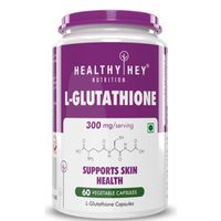 HealthyHey Nutrition Glutathione -300mg - Veg Capsules