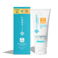 Skinkraft Ultra Matte Sheer Creme Gel Spf 40 Pa+ Sunscreen For Oily To Slightly Oily Skin