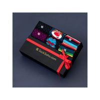 SockSoho Happy Gift Box - (Pack of 6 Pairs) Multi-Color