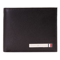 Tommy Hilfiger Accessories Alfonso Mens Leather Global Coin Wallet Brown