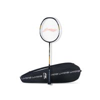 Li-Ning G-Force 3900 Superlite Strung Badminton Racquet (Black,Gold 79 g)