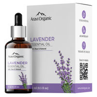 Aravi Organic Lavender Essential Oil for Bath Restful Sleep &Skin Care