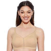 Enamor AB75 M-Frame Jiggle Control Full Support Cotton Bra - Non-Padded Wirefree - Pale skin