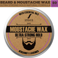 Spruce Shave Club Ultra Strong Hold - Bergamot & Lavender Beard & Moustache Wax