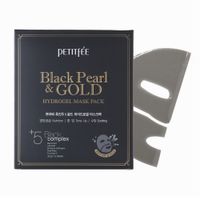Petitfee Black Pearl & Gold Hydrogel Sheet Mask