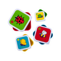 Tum Tum Tots Bugs Printed Lunchbox (Set of 4)