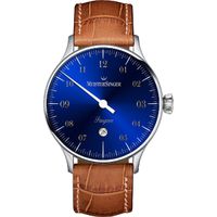 Meistersinger Classic Date Analog Blue Dial Men Watch- PMD908
