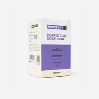 MensXP MUD Natural Moisturising Purple Clay Soap With Lavender Oil - Set Of 2
