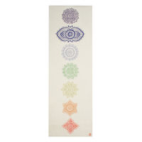 Spiritual Warrior Eco-Friendly Chakra Yoga Mat (5mm thickness) - White