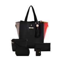 LaFille Women Hand Bag Black Set Of 5