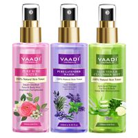 Vaadi Herbals Rose Water, Lavender & Aloe Vera Skin Toners