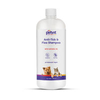 PetVit Anti-tick, Flea, Larvae, Lice, Mosquitoes Shampoo For All Breed Dog & Cat