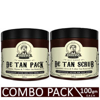 ESCOBAR Most Wanted De Tan Face Scrub + De Tan Cream Face Pack