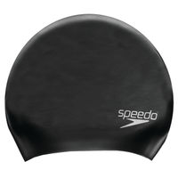 Speedo Female Long Hair Swimcap - Black (Free Size)