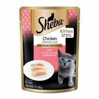 Sheba Rich Premium Kitten (2-12 Months) Fine Wet Cat Food - Chicken Loaf