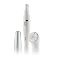 Braun Face 810 Facial Epilator, 2 in 1- Hair Remover and Facial Cleanser, With Additional Brush